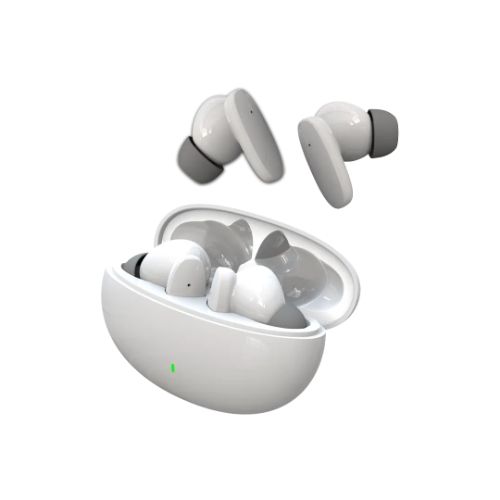 New Amaya TK-05 Wireless Sports Earbuds – Bluetooth 5.0, Sweatproof, Lightweight -- White