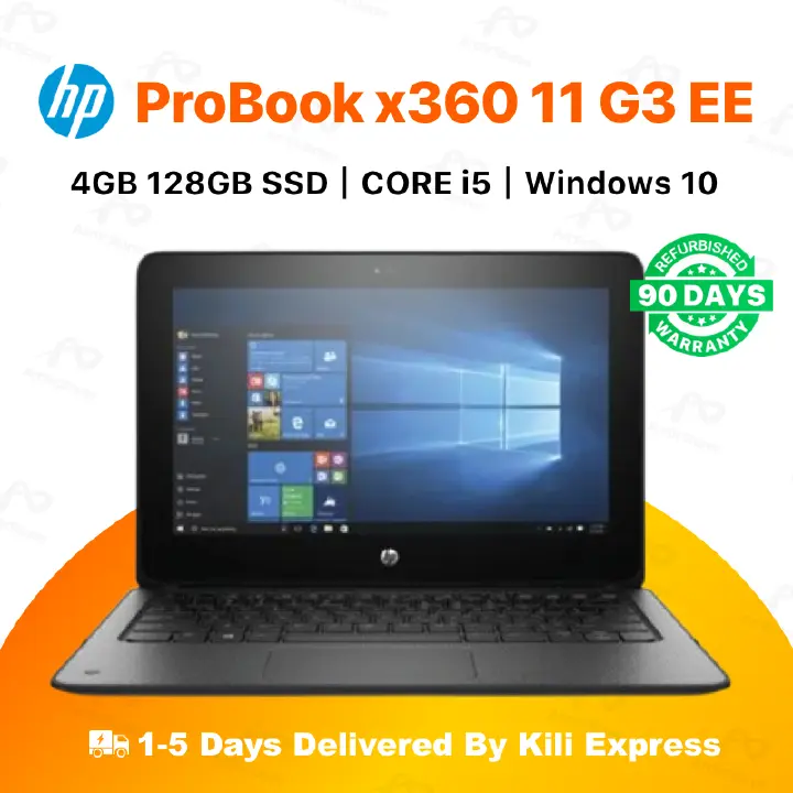 HP ProBook x360 11 G3 EE Intel core Intel Celeron N4000 4GB RAM + 128GB SSD Laptop Gen 11.6" inch Display Refurbished Notebook Computer Windows Office