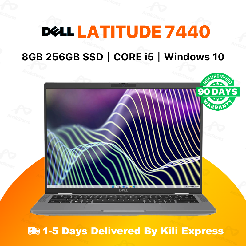 DELL Latitude 7440 Intel core i5 8GB RAM + 256GB SSD Laptop 4th Gen 14" inch Display Refurbished Notebook Computer Windows Office