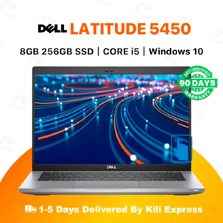DELL Latitude 5450 Intel core i5 8GB RAM + 256GB SSD Laptop 5th Gen 14" inch Display Refurbished Notebook Computer Windows Office