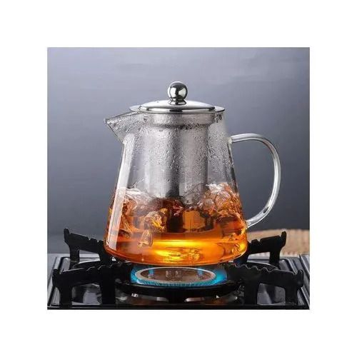 Heat resistant tea pot Borosilicate Glass Tea Pot Removable Infuser-Heat Resistant  Made with quality borosilicate glass and BPA-free no lead and other toxic chemicals well protects your health