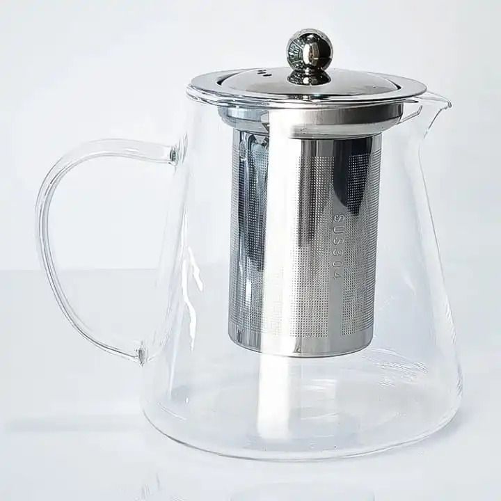 Heat resistant tea pot Borosilicate Glass Tea Pot Removable Infuser-Heat Resistant  Made with quality borosilicate glass and BPA-free no lead and other toxic chemicals well protects your health