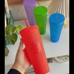 New Arrivals!!Generic Re-Usable Diamond Studded Smoothie Cup Iced Coffee Tea Water Cup Tumbler smoothie cups