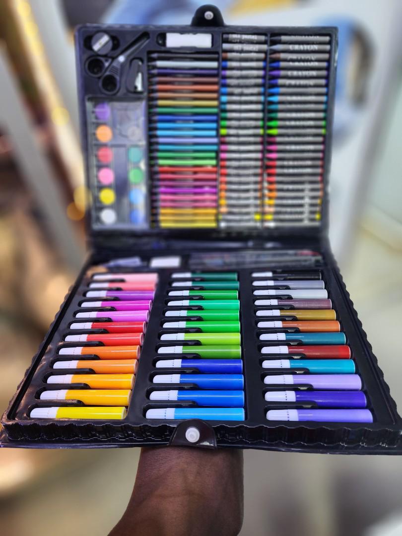 150 Pcs Colored Pencil Crayon Watercolors Drawing Set Colored Ncils Drawing Painting Art Marker Pens School Supplies Kid Gifts