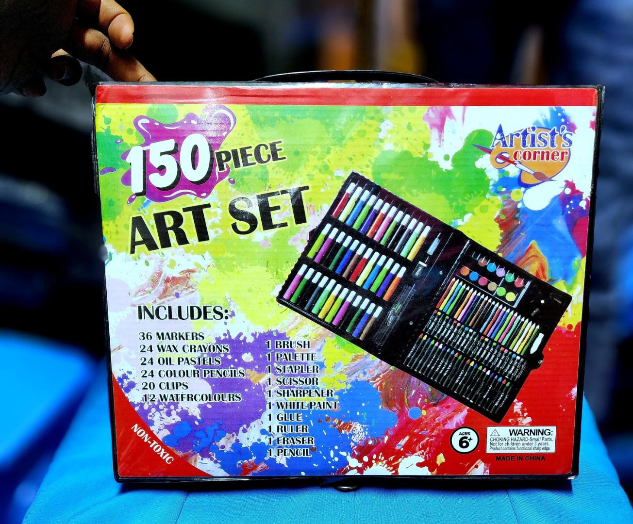 150 Pcs Colored Pencil Crayon Watercolors Drawing Set Colored Ncils Drawing Painting Art Marker Pens School Supplies Kid Gifts