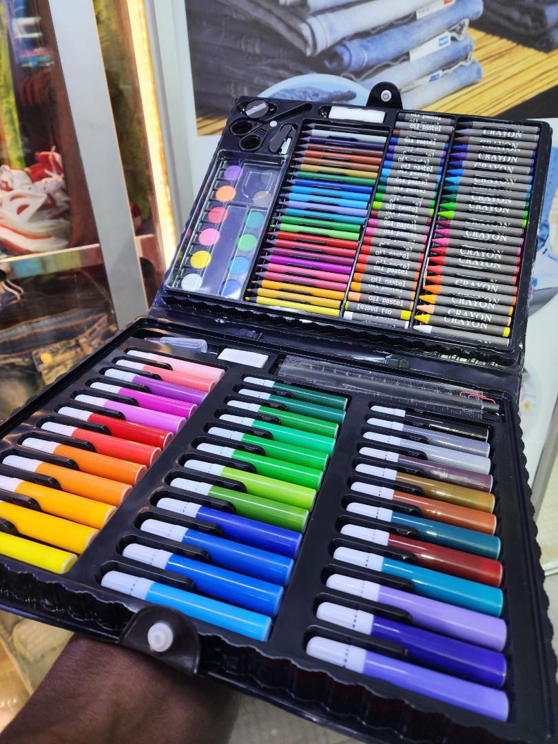 150 Pcs Colored Pencil Crayon Watercolors Drawing Set Colored Ncils Drawing Painting Art Marker Pens School Supplies Kid Gifts