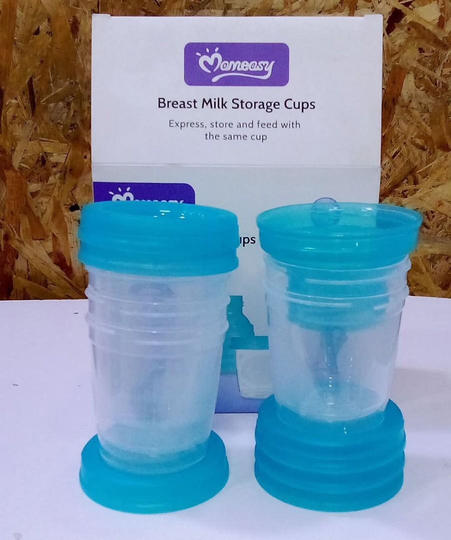 Milk storage cups