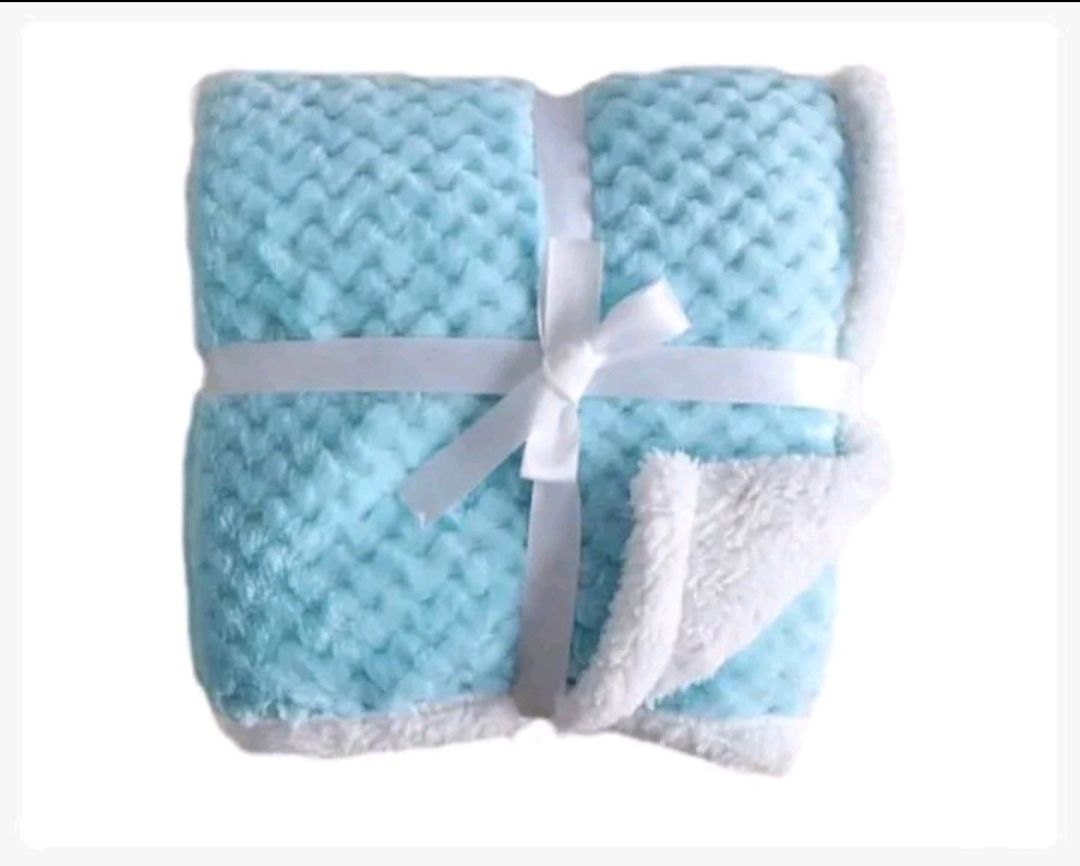 Fashion Warm Heavy Super Soft Baby Shawl-BLUE