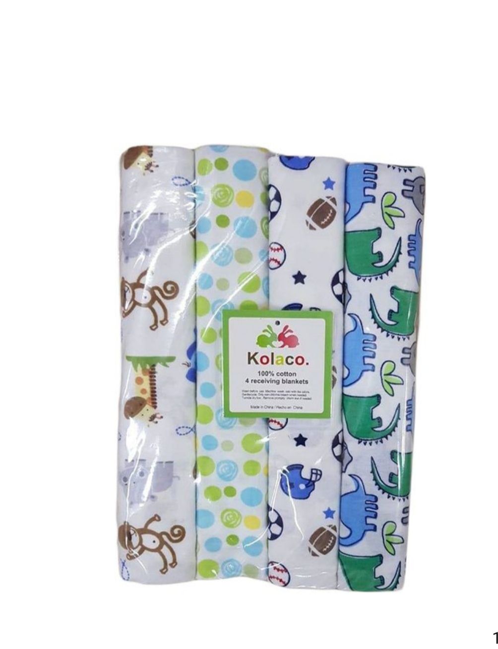 Clearance offer 4pc cute printed pure cotton unisex baby shawl, super soft flannel, receiving newborn baby blanket, swaddlers.Fashion cozy baby shawl for hospital for a newborn and home use