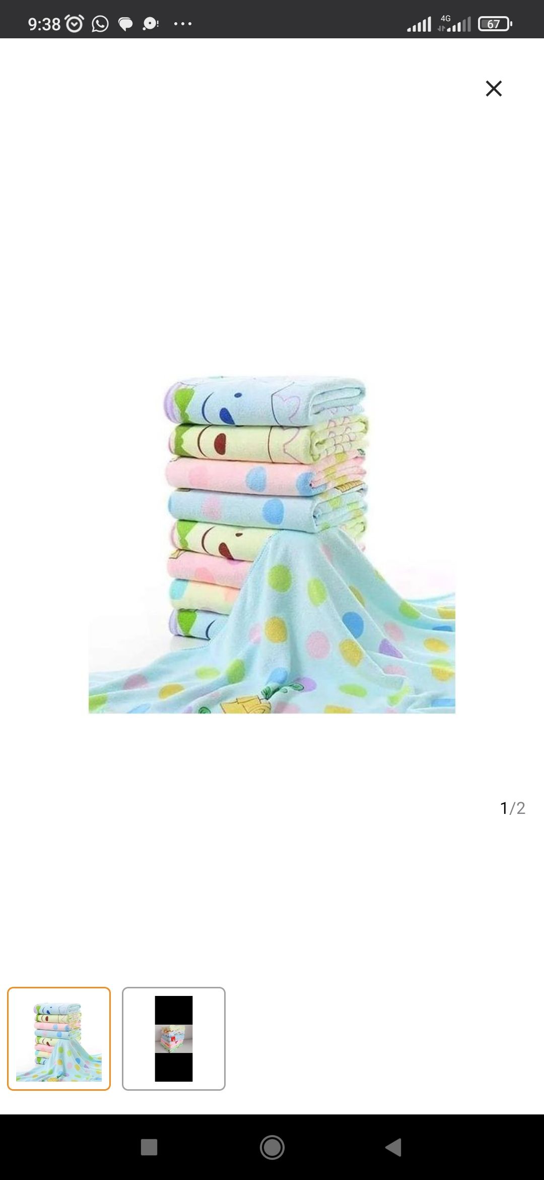 soft baby newborn bathing towel, comes in different stylish prints ,huge 70 by 140 cm.very absorbent ,stylish .