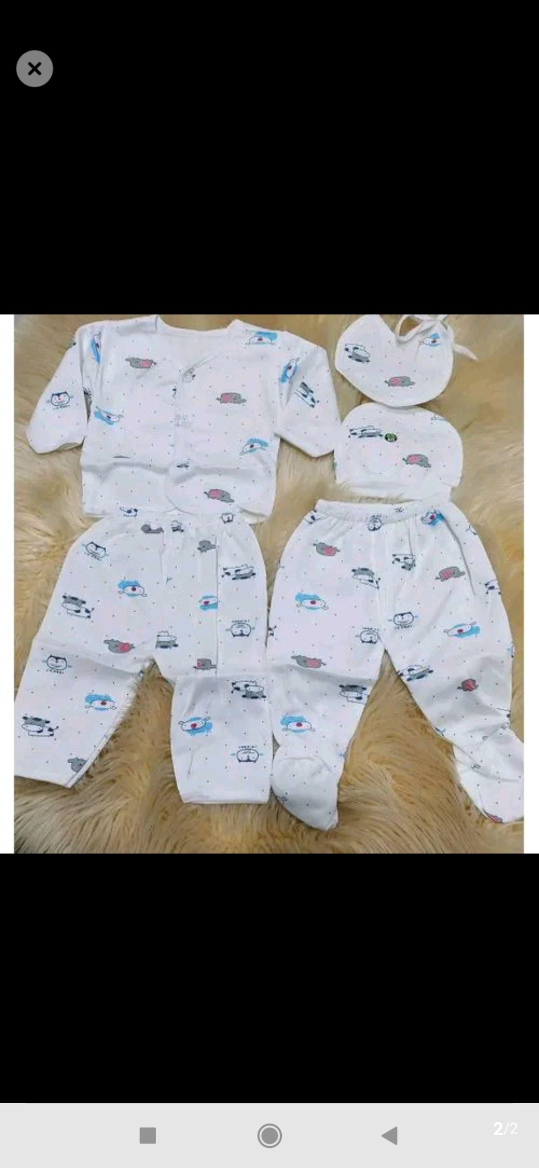 5 newborn baby receiving set /clothes