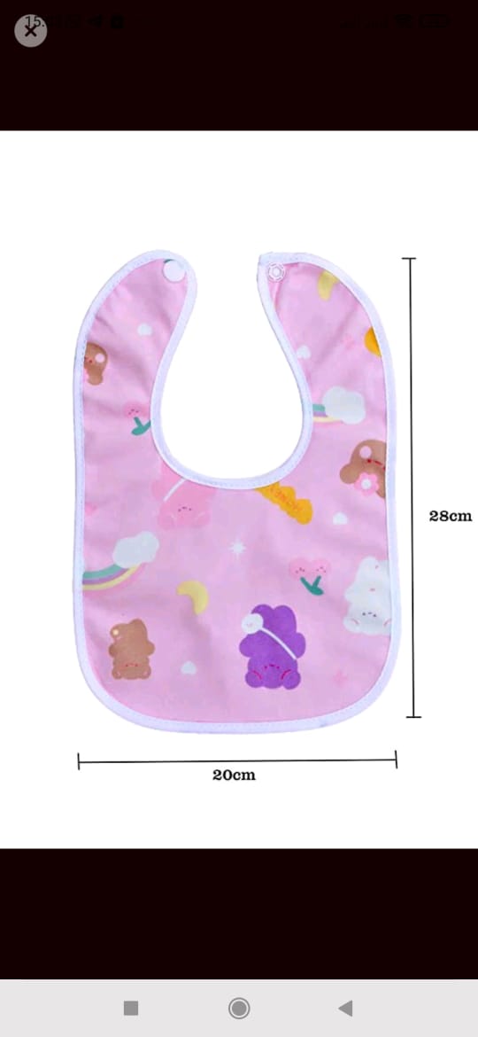 A set of 6 BEST Waterproof Bib Super Soft Baby Bib/feeder newborn crystal velvet saliva towel