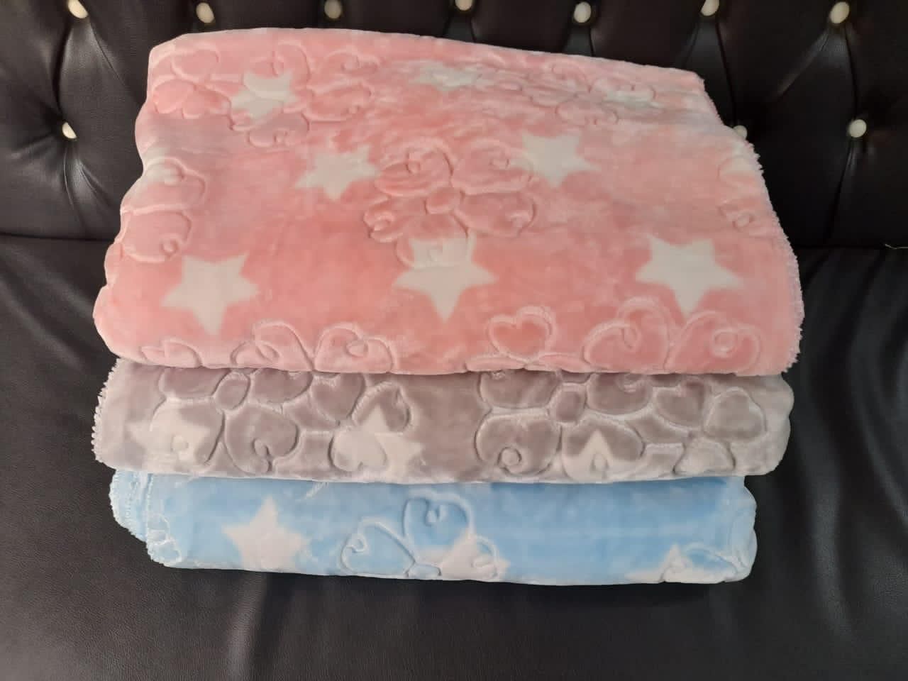 Baby shawl/Super Soft Baby Fleece Blanket - Warm Lightweight Swaddling Wrap, Nursing Cover, & Stroller Shawl for Newborns & Infants - Perfect Baby Shower Gift (Multiple Colors)