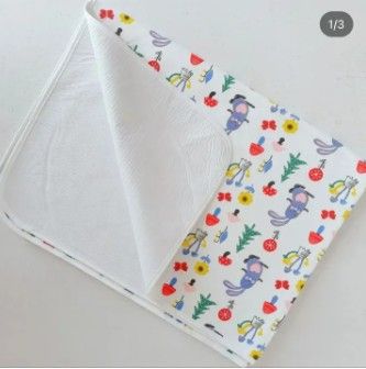 Soft Velvet Baby Mackintosh / Waterproof Changing Mat / Urine Pad mackintosh– Reusable, Absorbent & Comfortable Protector for Newborns, Toddlers & Infants, Portable & Easy to Clean Baby Mat
