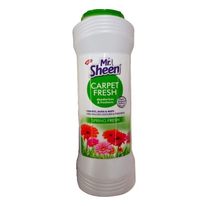 Mr Sheen Carpet Fresh Powder- Spring Fresh 600 g(Deodorizes carpets and rugs efficiently)