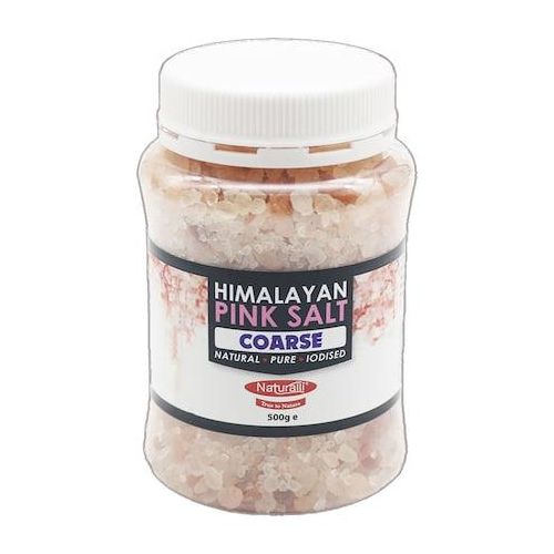 Naturalli Iodized Himalayan Pink Coarse salt-Pink Salt is carefully sourced from the pristine Himalayan mountains.