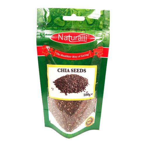 Naturalli Organic Black Chia Seeds(highly nutritious, rich in omega-3 fatty acids, fiber, antioxidants, protein, and various minerals like calcium and magnesium)