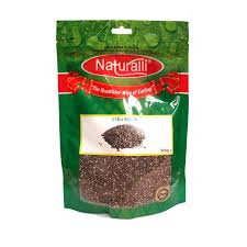 Naturalli Organic Black Chia Seeds(highly nutritious, rich in omega-3 fatty acids, fiber, antioxidants, protein, and various minerals like calcium and magnesium)