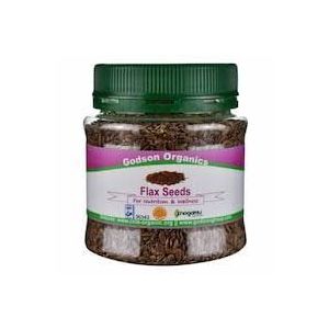 Godson Organic Flax seeds( contain proteins, Mono and Poly-unsaturated fats, and a host of other minerals)