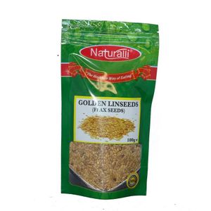 Naturalli Linseeds(Flax Seeds)-contain proteins, Mono and Poly-unsaturated fats, and a host of other minerals.