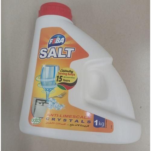 Feba SALT,RINSE AID & POWDER DISHWASHING QUICK DRYING-contains disinfecting chlorine powder, which helps you clean the germs on used kitchenware. This cleaner has a quality construction power.