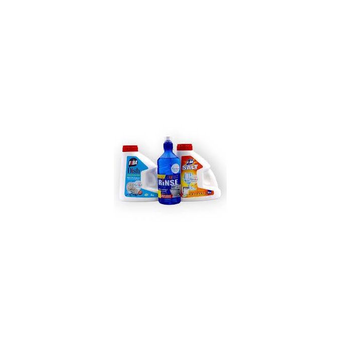 Feba SALT,RINSE AID & POWDER DISHWASHING QUICK DRYING-contains disinfecting chlorine powder, which helps you clean the germs on used kitchenware. This cleaner has a quality construction power.
