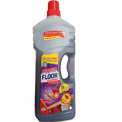 Maxell Anti Bacterial Floor Cleaner With Insect Repellent-infused with a superior antibacterial formula that eliminates bacteria and insects, making the surface clean and safe.
