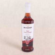 De Nigris Red Wine Vinegar 500ml-is brilliant ruby red in colour and is a wonderful accompaniment to fresh and steamed vegetables as well as an ingredient for sauces.