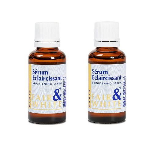 Fair & White Brightening Serums - 30ml( is a fast absorbing facial serum specifically formulated to lighten skin discoloration and firm and brighten with Vitamin C.)