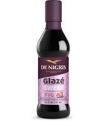 De Nigris Sweet Glazè Fig –250ml Figwith Balsamic Vinegar of ModenaFor anybody who likes a surprising touch to their cakes and dessert or for adding a hint of sweetness to savory dishes.