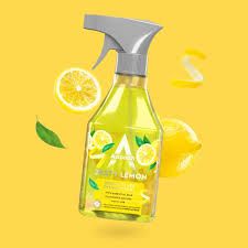 Astonish Ready To Use Zesty Lemon Disinfectant Spray 550ml(Leaving a fresh zesty lemon and crisp grapefruit fragrance with notes of soft amber and an aromatic woody undertone )