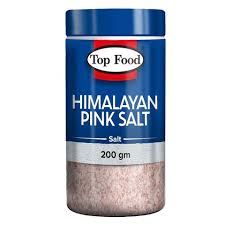 Top Food Himalayan Pink Salt -Use this pink salt instead of table salt to enhance the flavours of your food, and get all the health benefits of pink salt.