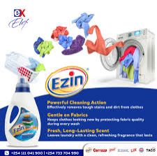 Ezin Super Wash Detergent (Hand and Machine-wash)-500ml-Actively removes stains on all types of linen.Lathers well in both fresh and hard water. Ezin superwash maintains the bright colours of clothes.