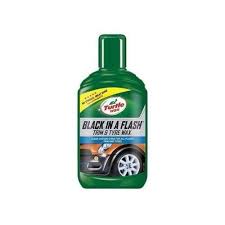 Turtle Wax BLACK IN A FLASH TRIM & TYRE WAX 300ml-Restores faded plastic, rubber, vinyl & tyres to original condition.Rich thick non drip gel for easy application.Water resistant for long durability