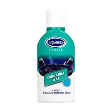Triplewax Carnauba Wax-500ml Smooths paintwork, removing minor surface imperfections and enriches the depth of colour ,enhances the gloss finish and Creates a tight water beading effect