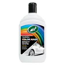 Turtle Wax COLOR MAGIC BRIGHT WHITE WAX 500ml- is a car polish with white pigments specifically designed to polish the paint on white cars. The Turtle Wax Color Magic White thoroughly cleans the paint
