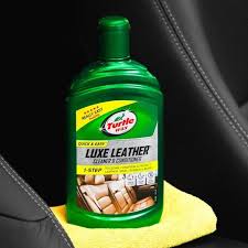 TURTLE WAX LUXE LEATHER CLEANER & CONDITIONER 500ml-revitalize and clean dirty and dull leather, as well as protect and soften your car's leather upholstery to make it look like new again.