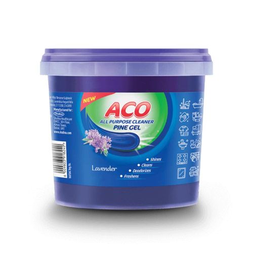 Aco All Purpose Cleaner Pine Gel (Lavender)-1 Litre is a multi-purpose household cleaning gel infused with pine oil that cleans, shines and deodorizes.
