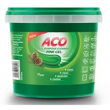 Aco All Purpose Cleaner Original Pine Gel -1 Litre is a multi-purpose household cleaning gel infused with pine oil that cleans, shines and deodorizes.