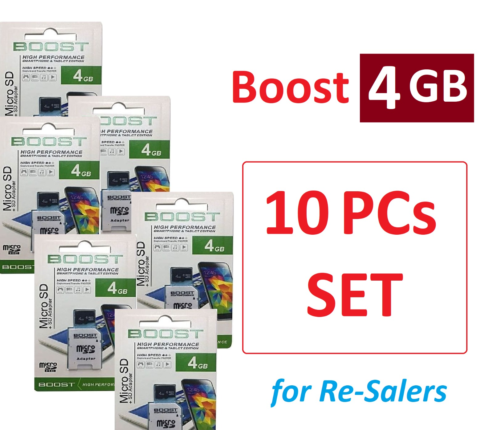 4GB Boost Memory Card {Wholesale Prices} for Re-sellers