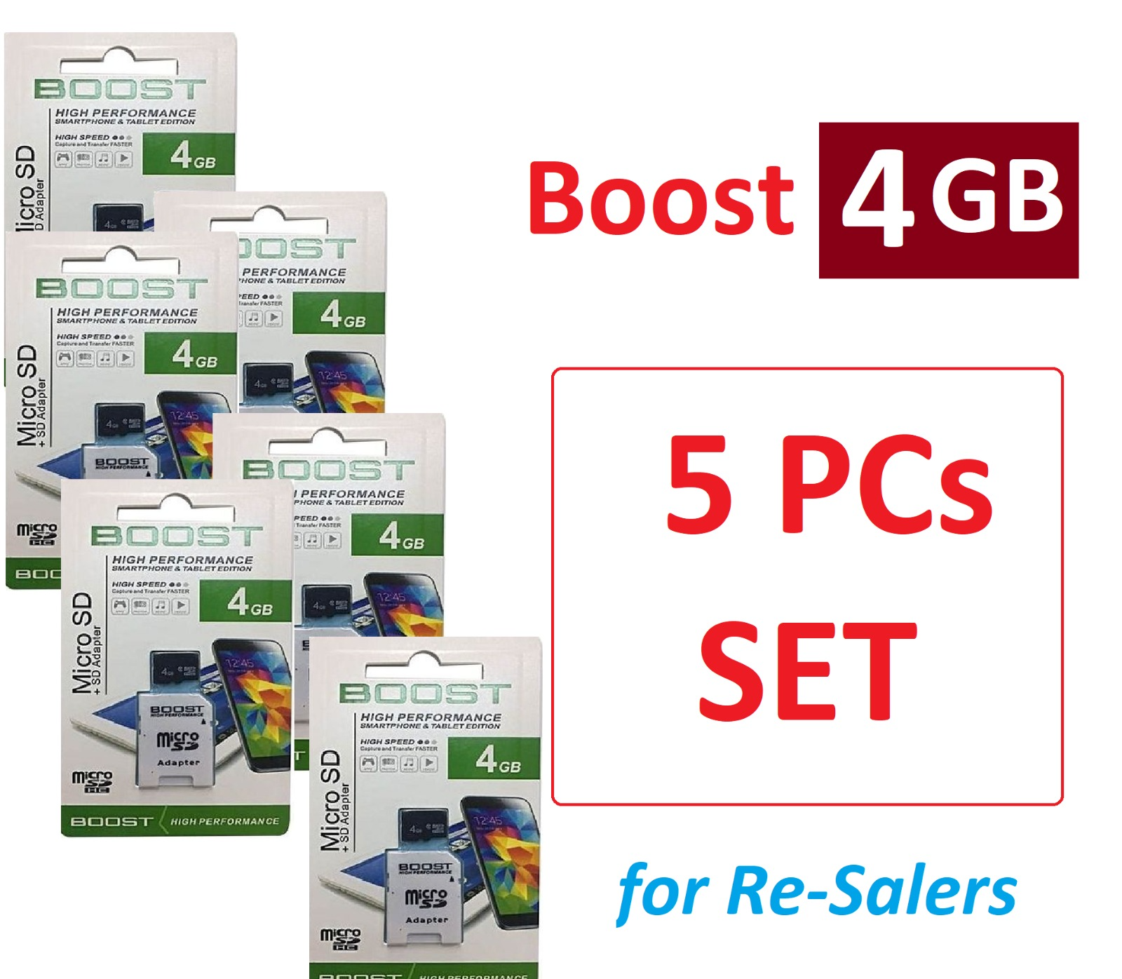 4GB Boost Memory Card {Wholesale Prices} for Re-sellers