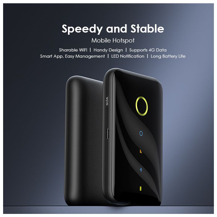 oraimo High Speed Portable 4G Mobile Wi-Fi with Fashion Design & Stable Connection