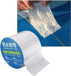 Aluminum Foil Butyl Waterproof Tape Wall Crack Tape Paste For Roof Repair Wall Pipeline Repair