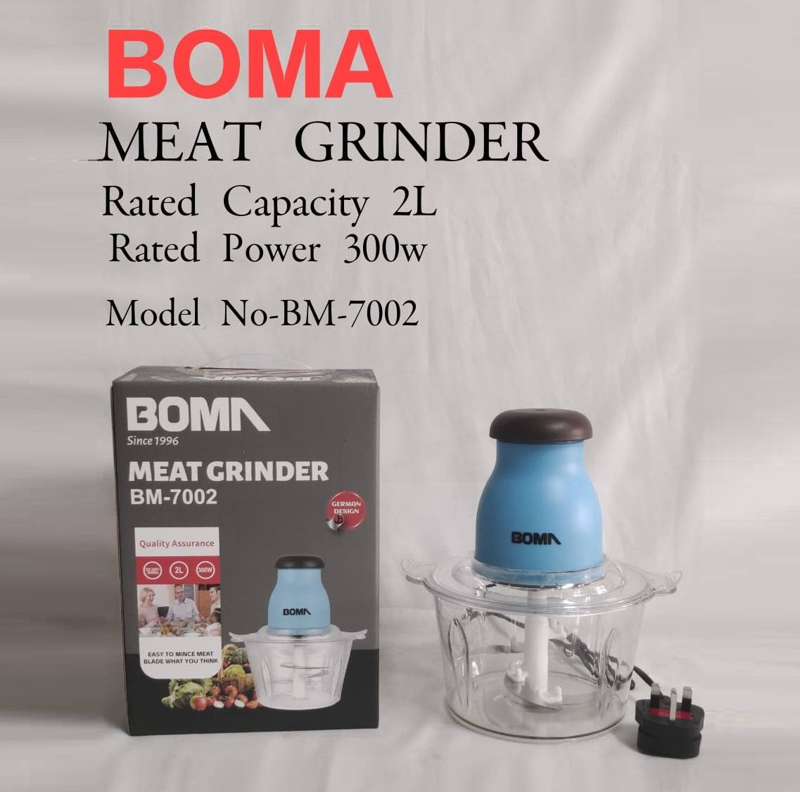 Boma Electric Food Chopper / Meat Grinder for the Home Cook