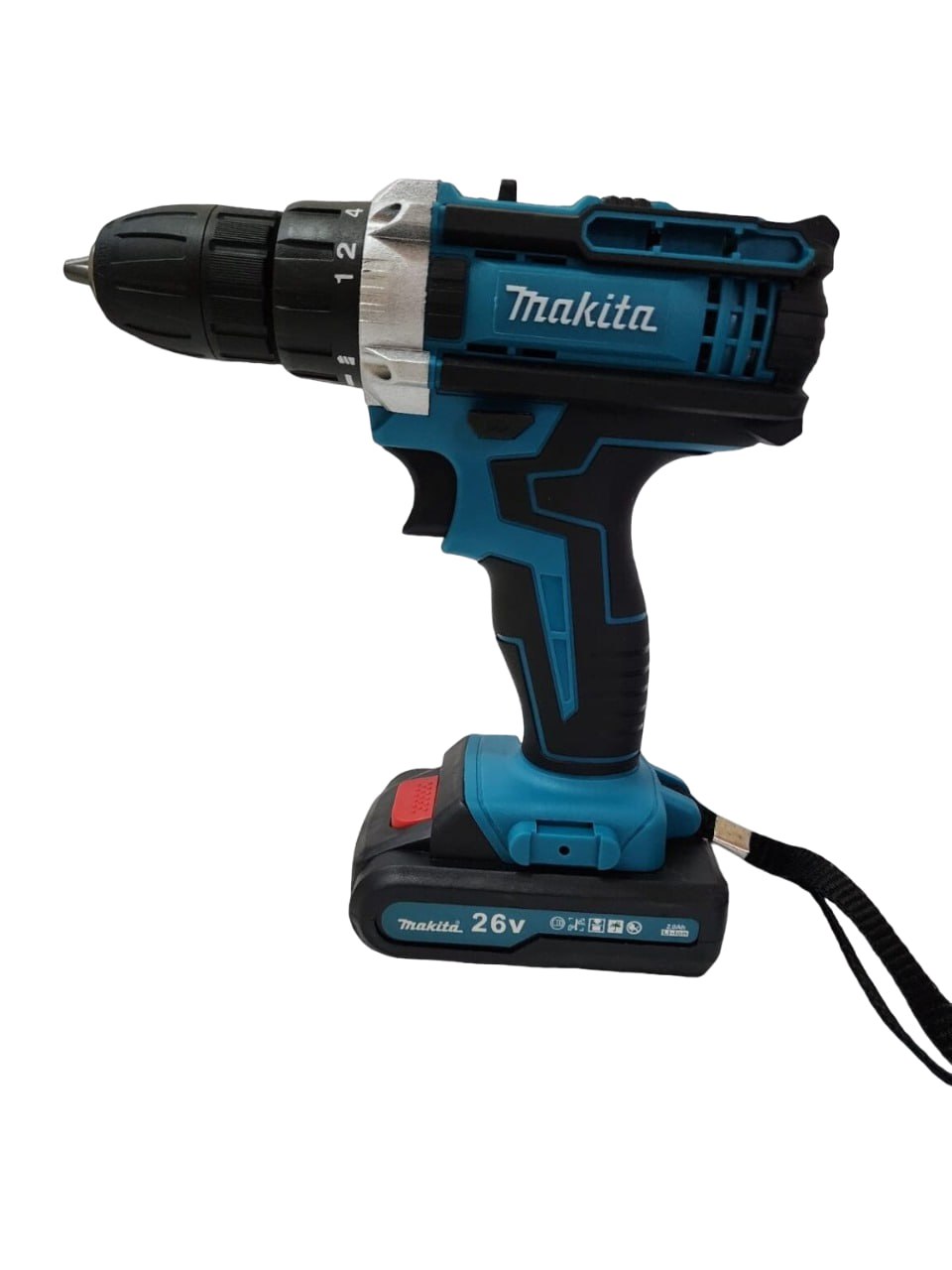 108 pcs Makita Impact Drill Cordless 26v Toll Set Kit