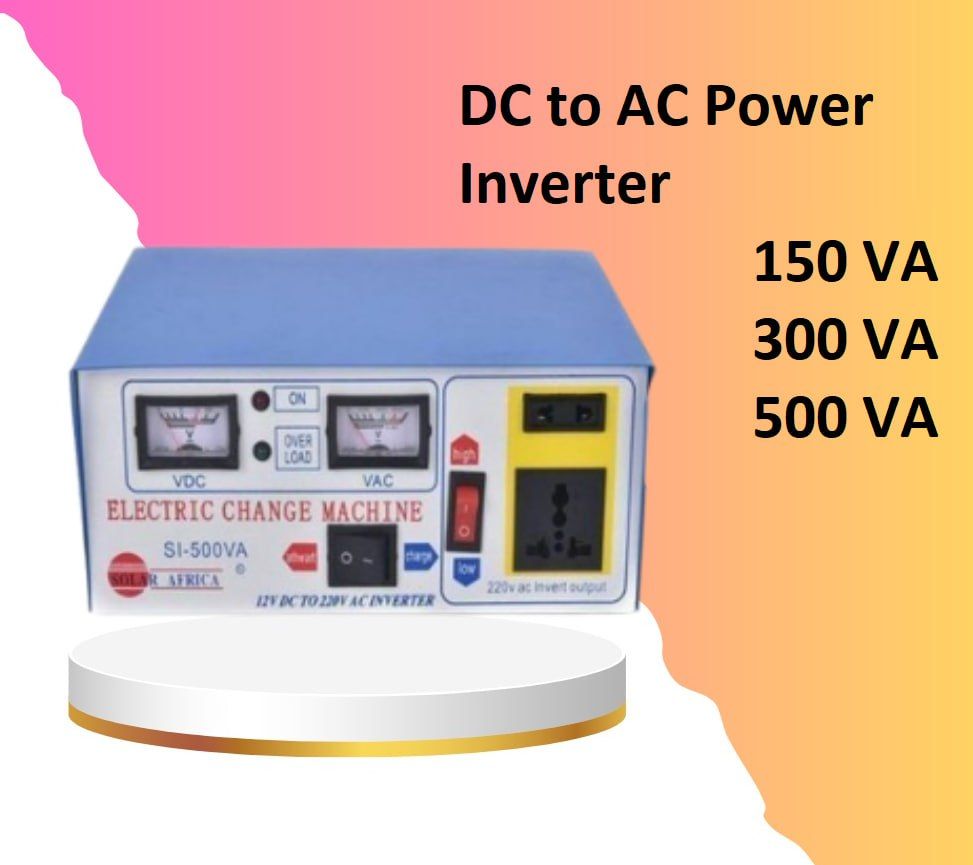Step Up Solar Africa Solar AC to DC Power Inverter (12V to 220V)