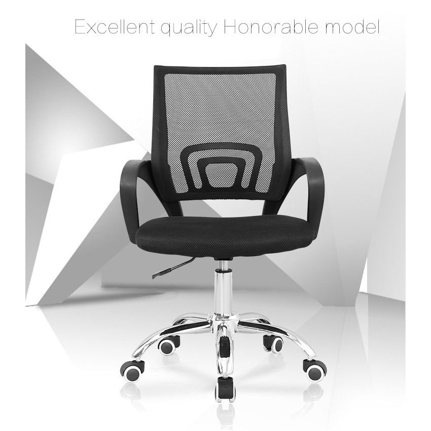 Comfort Ergonomic Height Adjustable Clerical Mesh Office Desk Chair with Lumbar Support Backrest