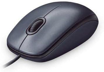 Logitech Wired Mouse M90 Black USB Logitech Mouse M90 Gray/Black