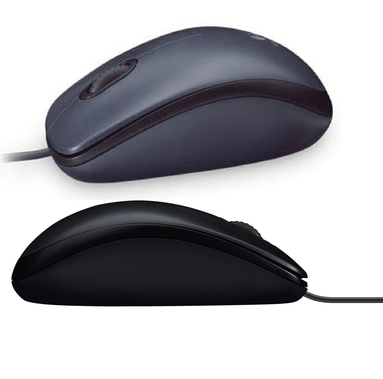 Logitech Wired Mouse M90 Black USB Logitech Mouse M90 Gray/Black