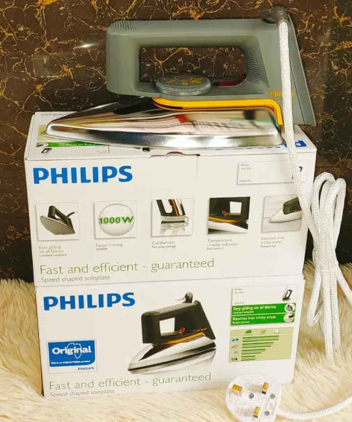 Phillips 66 Home Based Electric HD1172 -Dry Iron Box + Extension Cable